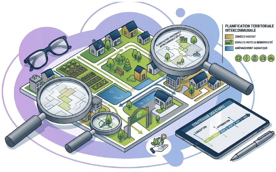 Plan et documents de projet (illustration)